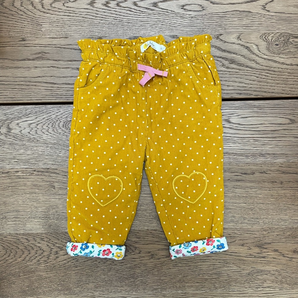 Baby Boden Dotted Cord Pants